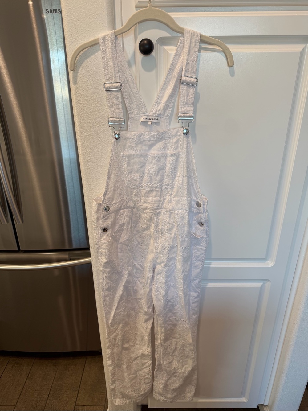 White Women's Overalls Jumpsuit - weworewhat